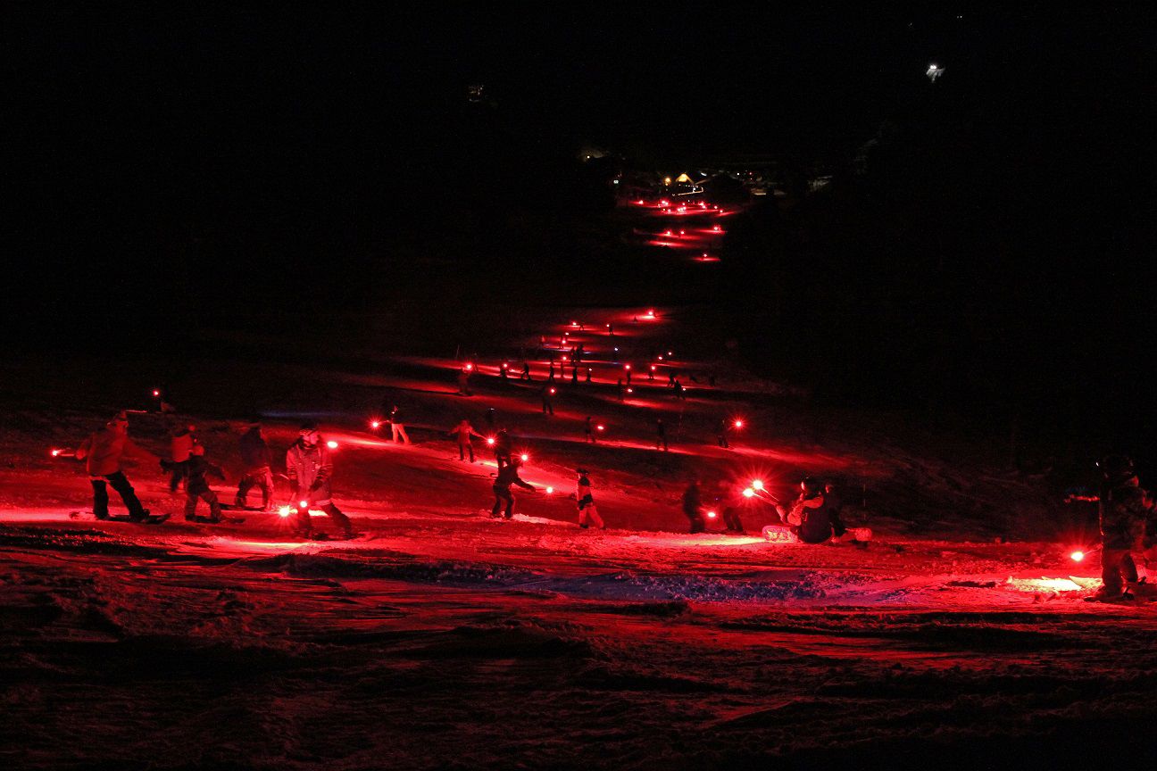 Torchlight parade